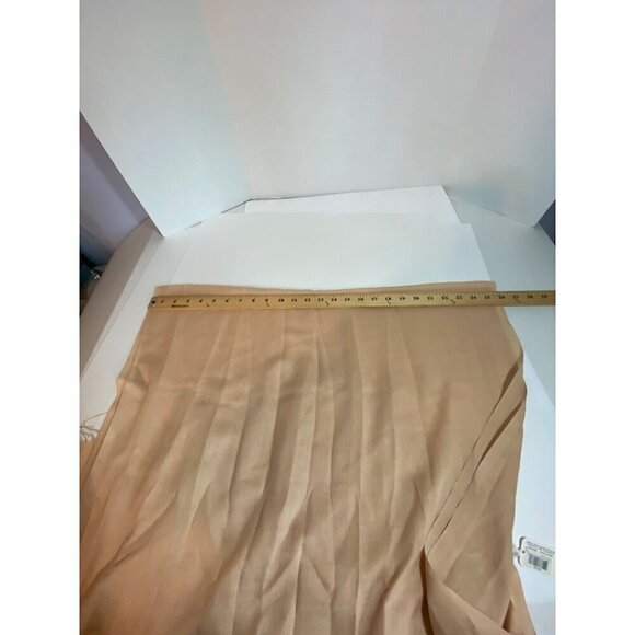 Simply Chic Tan Beige Shawl with Fringe 26” x 78” NWT - Picture 7 of 8